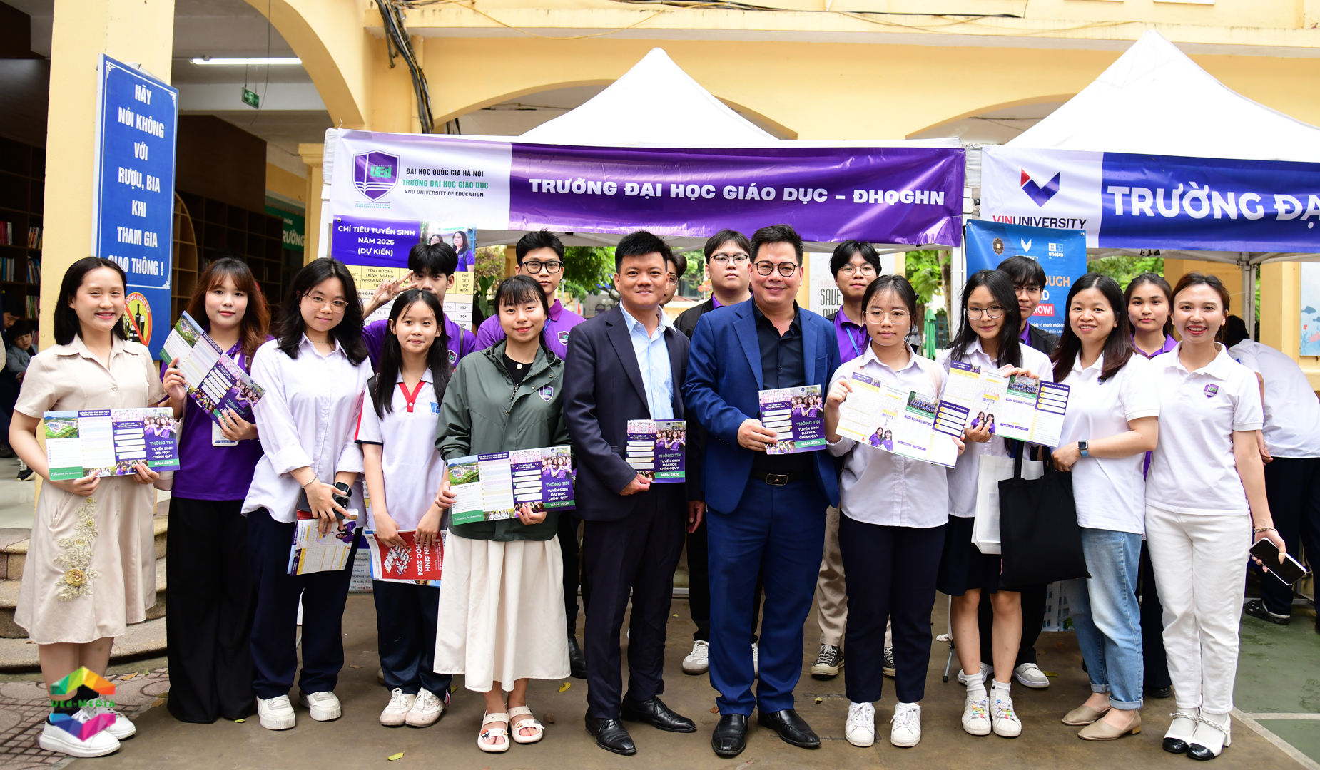 Trường Đại học Giáo dục tham gia Ngày hội Hướng nghiệp và Tư vấn tuyển sinh năm 2026 tại THPT Phan Đình Phùng