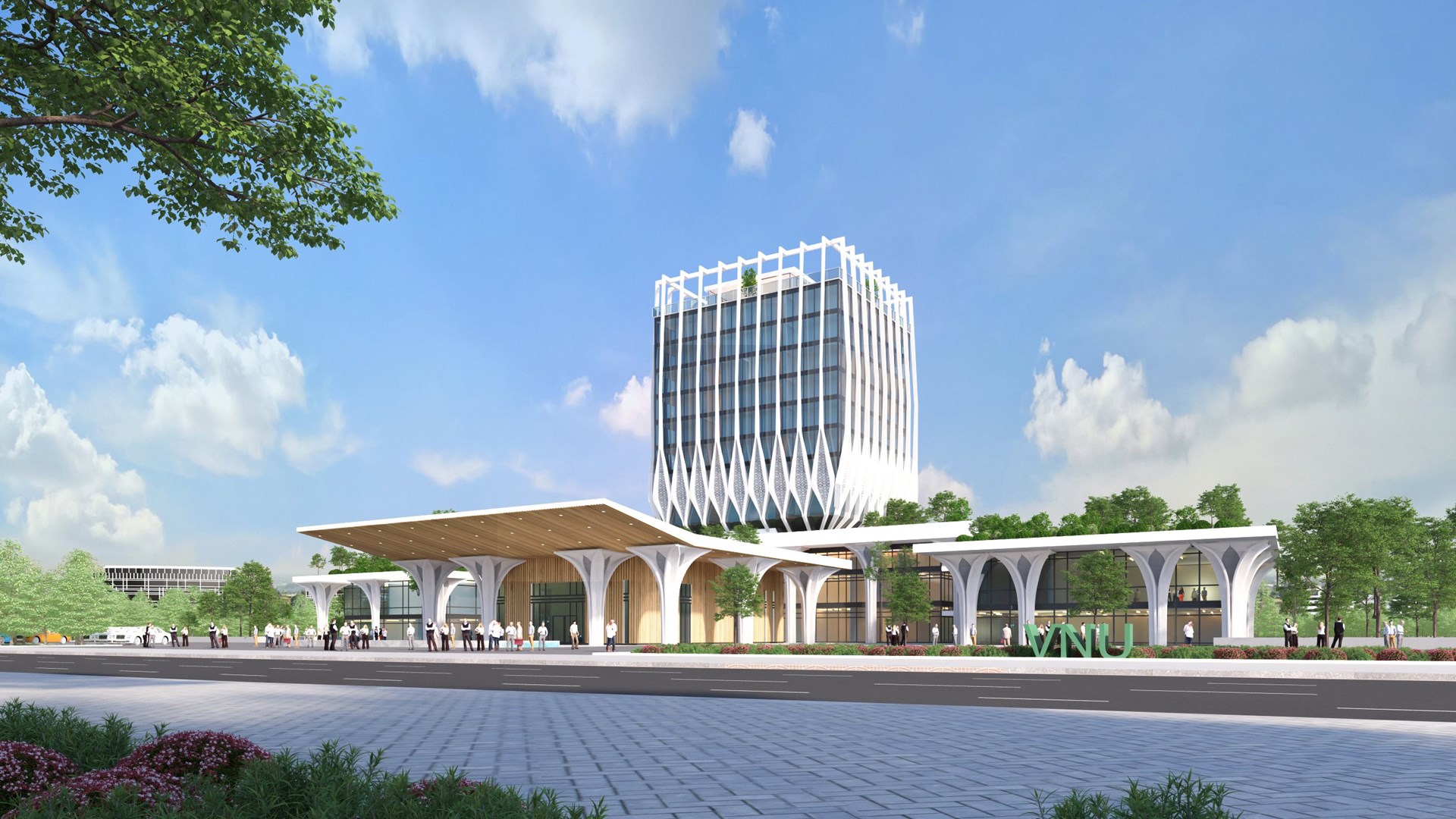 Bản đồ Khu đô thị ĐHQGHN tại Hòa Lạc