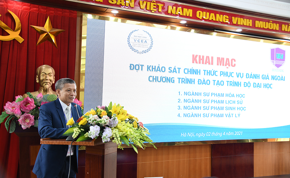 Khai mạc đợt khảo sát chính thức phục vụ đánh giá ngoài 04 chương trình đào tạo tại Trường Đại học Giáo dục – ĐHQGHN theo tiêu chuẩn của Bộ GD&ĐT